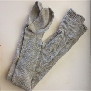 AA knit thigh high socks
